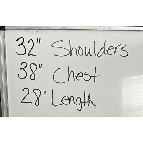 DG2 Womens M Bronze Studded Blue Jean Jacket Button Denim Military Blazer Coat - Picture 9 of 9